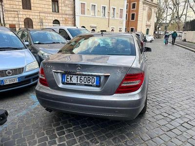 Usata Mercedes C200 136 CV (100 kW) 2011 Grigio Berlina
