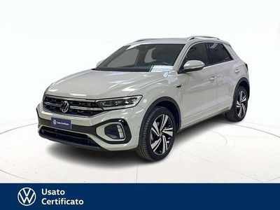 Usata VW T-Roc R-line Plus 150 CV (110 kW) 2024 Grigio pastello SUV