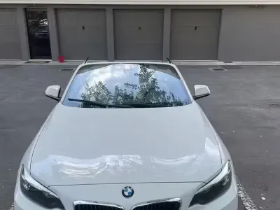 Usata BMW 218 Advantage 150 CV (110 kW) 2015 Bianco Cabrio