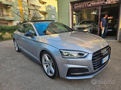 Usata Audi A5 S-Line 231 CV (169 kW) 2019 Grigio Berlina