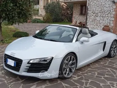 Usata Audi R8 Spyder 430 CV (316 kW) 2012 Bianco Cabrio