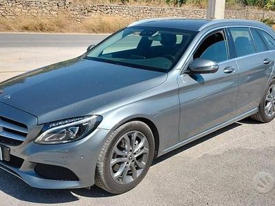 Usata Mercedes C200 Avantgarde 136 CV (100 kW) 2018 Grigio Station wagon