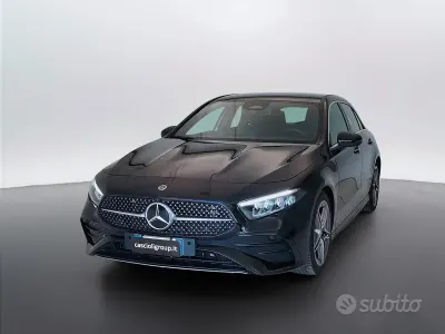 Usata Mercedes A180 Advanced Plus 136 CV (100 kW) 2024 Nero notte Berlina
