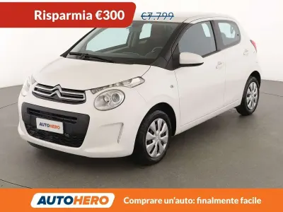 Usata Citroën C1 Feel 69 CV (50 kW) 2015 Bianco Utilitaria