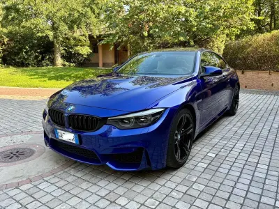 Usata BMW M4 Efficient Dynamics 431 CV (317 kW) 2020 Blu/azzurro Coupé