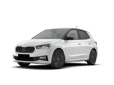 Nuova Skoda Fabia 95 CV (69 kW) 2026 Bianco luna metallizzato nero tulipano p Utilitaria