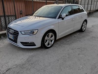 Usata Audi A3 Ambition 110 CV (80 kW) 2015 Bianco Berlina