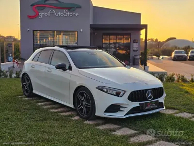Usata Mercedes A180 Premium 116 CV (85 kW) 2019 Bianco Berlina