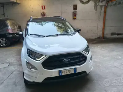 Usata Ford Ecosport ST-Line 99 CV (72 kW) 2018 Bianco SUV