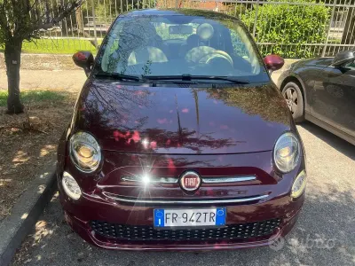 Usata Fiat 500 Lounge 69 CV (50 kW) 2015 Viola Utilitaria