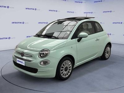 Usata Fiat 500 Lounge 94 CV (69 kW) 2020 Bianco gelato [268]  pastello Berlina