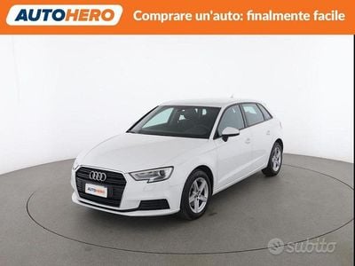 Usata Audi A3 110 CV (80 kW) 2017 Bianco Berlina