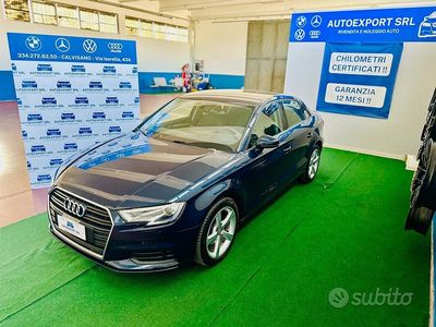 Usata Audi A3 Business 116 CV (85 kW) 2018 Blu Berlina