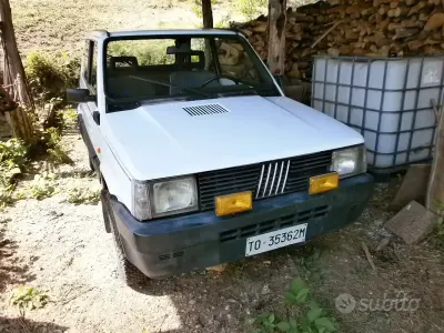 Usata Fiat Panda 4x4 50 CV (36 kW) 1989 Bianco Utilitaria