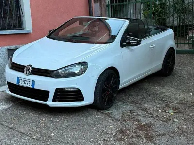 Usata VW Golf Cabriolet 105 CV (77 kW) 2011 Bianco Cabrio