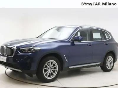 Usata BMW X3 190 CV (139 kW) 2022 Phytonic blue metallizzato SUV