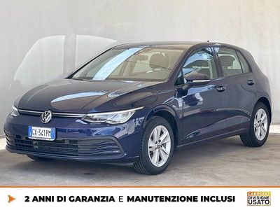 Usata VW Golf VIII Life 110 CV (80 kW) 2024 Blu Berlina