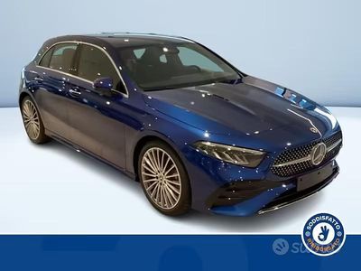 Usata Mercedes A180 Advanced Plus 116 CV (85 kW) 2024 Blu metallizzato Berlina