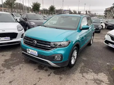 Usata VW T-Cross 110 CV (80 kW) 2022 Blu SUV