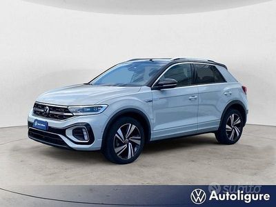 Usata VW T-Roc R-line 116 CV (85 kW) 2022 Beige SUV