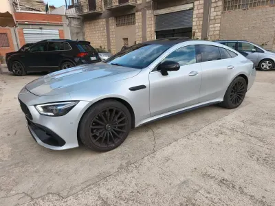 Begagnad Mercedes AMG GT 43 AMG 367 HK (269 kW) 2019 Silver Sportkupé