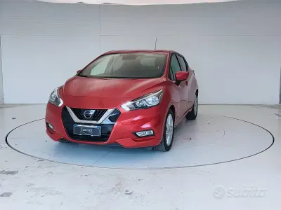 Begagnad Nissan Micra N-Connecta 101 HK (74 kW) 2020 Röd Halvkombi