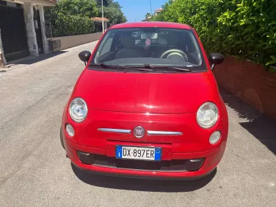Usata Fiat 500 Pop 69 CV (50 kW) 2009 Rosso Cabrio