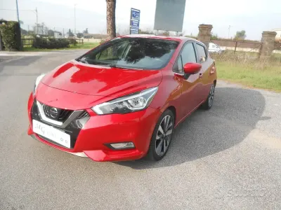 Usata Nissan Micra N-Connecta 90 CV (66 kW) 2017 Rosso Utilitaria