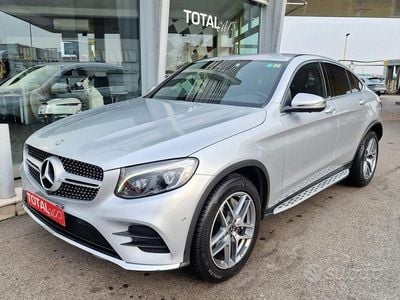 Usata Mercedes GLC250 AMG line 204 CV (150 kW) 2017 Grigio metallizzato Coupé