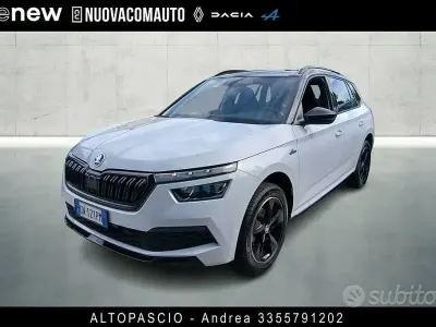 Usata Skoda Kamiq Monte Carlo 110 CV (80 kW) 2023 Bianco SUV