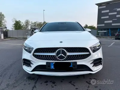 Usata Mercedes A180 Premium 136 CV (100 kW) 2021 Bianco Berlina