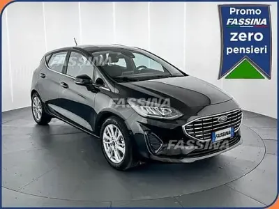 Gebraucht Ford Fiesta Titanium 75 PS (55 kW) 2023 Schwarz Kleinwagen
