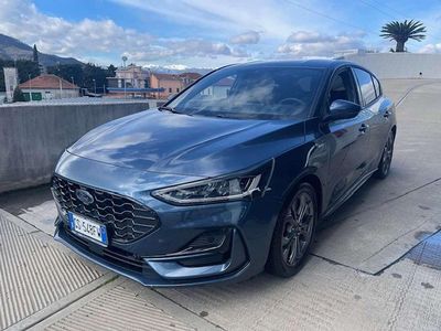 Usata Ford Focus ST-Line X 125 CV (91 kW) 2024 Blu/azzurro Berlina