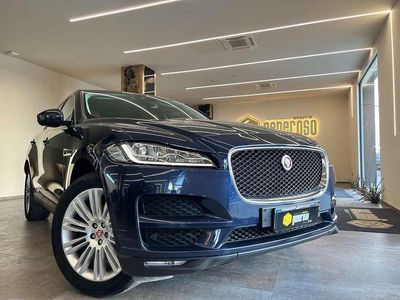 Usata Jaguar F-Pace Portfolio 179 CV (131 kW) 2016 Blu/azzurro SUV