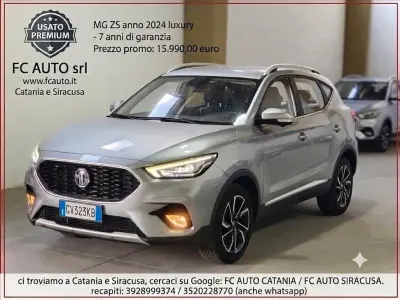 Usata MG ZS Luxury 106 CV (77 kW) 2024 Argento SUV