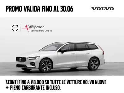 Nuova Volvo V60 Plus 197 CV (144 kW) 2026 Cristal white pearl Station wagon