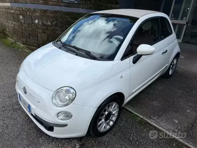 Usata Fiat 500C Lounge 69 CV (50 kW) 2011 Bianco Cabrio