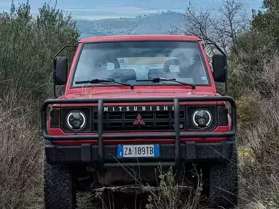 Usata Mitsubishi Pajero 141 CV (103 kW) 1990 Rosso SUV