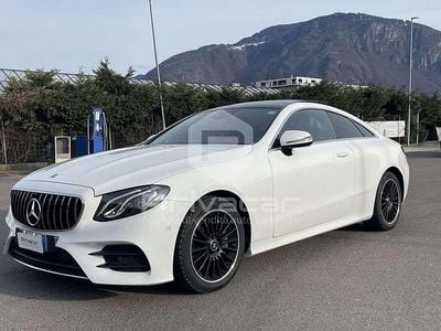 Usata Mercedes E220 Premium Plus 194 CV (142 kW) 2018 Bianco Coupé