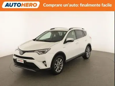 Usata Toyota RAV4 Hybrid Lounge 155 CV (114 kW) 2016 Bianco SUV