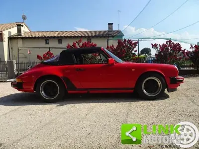 Usata Porsche 911SC 204 CV (150 kW) 1983 Rosso Cabrio