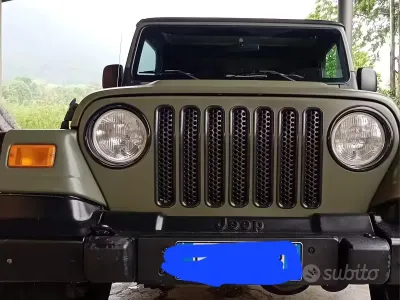 Usata Jeep Wrangler 143 CV (105 kW) 2004 Verde SUV