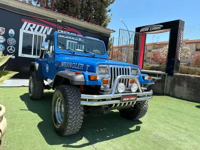 Usata Jeep Wrangler 103 CV (75 kW) 1990 Blu SUV