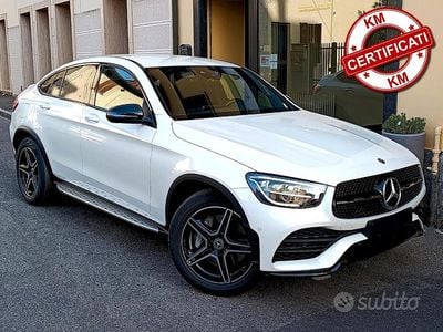 Usata Mercedes GLC220 Premium 194 CV (142 kW) 2021 Bianco digitale Coupé