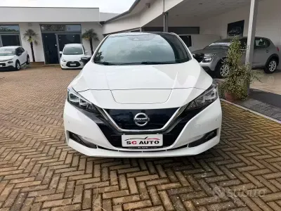 Usata Nissan Leaf N-Connecta 89 kW (122 CV) 2018 Bianco Utilitaria
