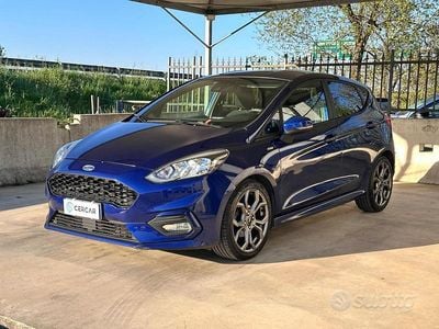 Gebraucht Ford Fiesta ST-Line 101 PS (74 kW) 2018 Blau Kleinwagen