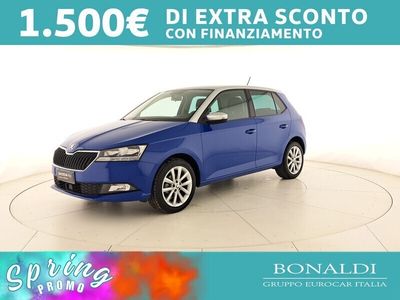 usata Skoda Fabia 1.0 mpi twin color argento 60cv my19