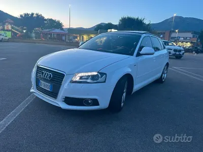 Usata Audi A3 S-Line 170 CV (125 kW) 2009 Bianco Utilitaria