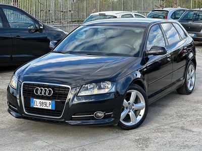 Usata Audi A3 S-Line 105 CV (77 kW) 2012 Nero Utilitaria