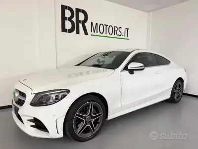 Gebraucht Mercedes C220 Premium 194 PS (142 kW) 2021 Weiß Coupé